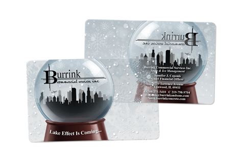 Clear Business Cards Plastic Printers Inc