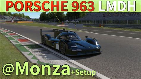 Porsche Lmdh Test Drive At Monza Assetto Corsa Youtube