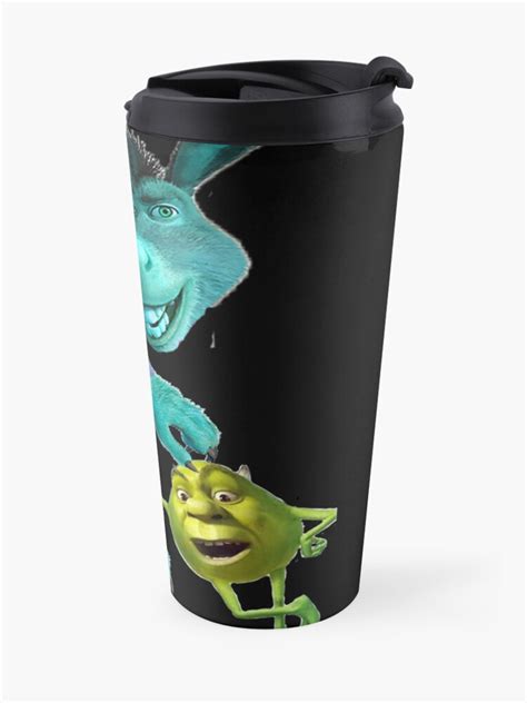 Shrekdonkey And Sullymike Crossover Travel Mug By Schnitzelman69