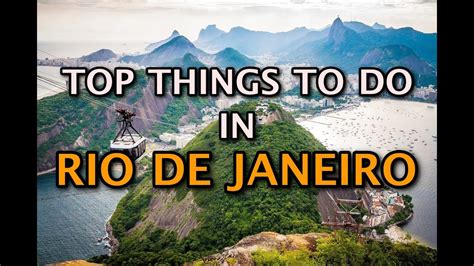 Top Things To Do In Rio De Janeiro Brazil 4k Youtube