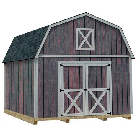 Best Barns Denver 12x16 Wood Shed Free Shipping