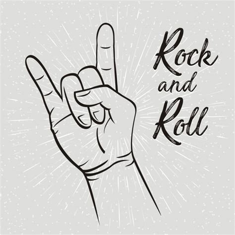 Premium Vector Rock And Roll Hand Gesture