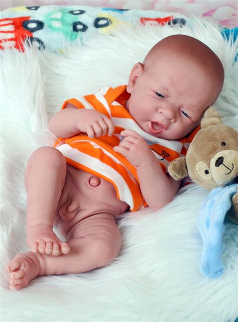 Baby Boy Doll Preemie Lifelike Reborn Vinyl Anatomically Correct