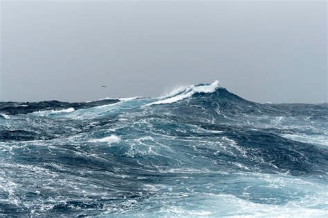 Big Ocean Swells In A Stormy Sea Stock Photo Download Image Now Istock