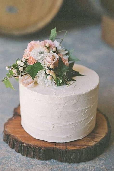 30 Small Rustic Wedding Cakes On A Budget Wedding Forward Small