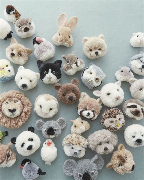 Diy Pom Pom Animals Wool Crafts New Crafts Cute Crafts Creative