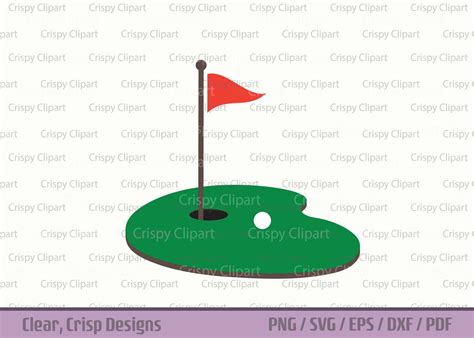 Golf Green Svg Putting Green Cut File Layered Golf Svg Golf Ball