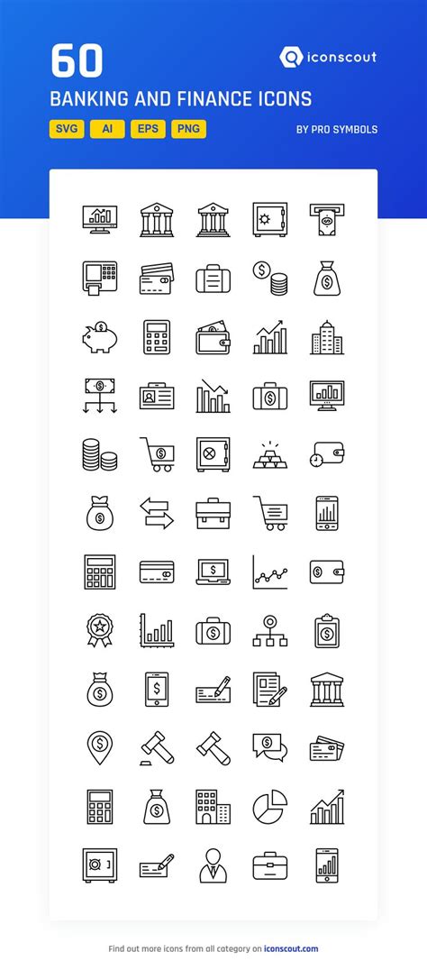 Download Banking And Finance Icon Pack Available In Svg Png And Icon