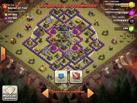 Lucky Strike Spanish clan CoC Diseño de aldeas