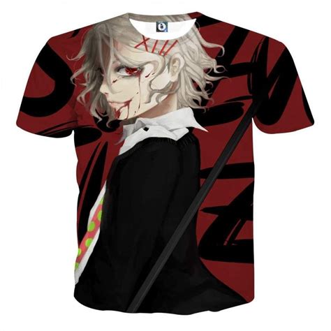 Tokyo Ghoul Juuzou Suzuya Badass Vibrant 3d Print T Shirt 3d All Over