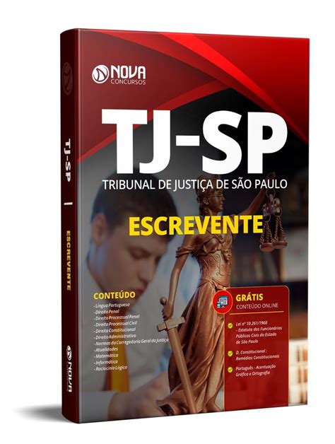 O tribunal de justiça de são paulo publicou o edital do concurso tj sp 2021. Apostila Concurso Escrevente TJ SP 2021 PDF Grátis em 2021 ...