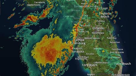 Live Radar Storms Dump Rain On Central Florida Warnings Issued