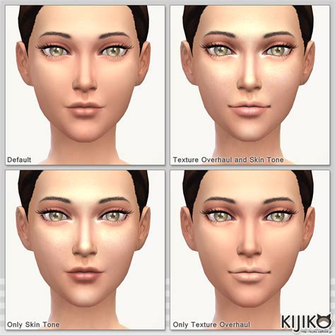 Skin Tones Glow Edition And Skin Texture Overhaul Kijiko