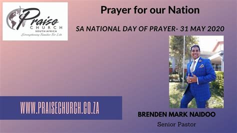 South Africa National Day Of Prayer Youtube