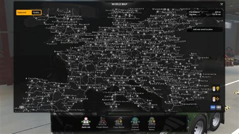 Ets2 Promods World Map Far Zoom V10 141x Euro Truck Simulator