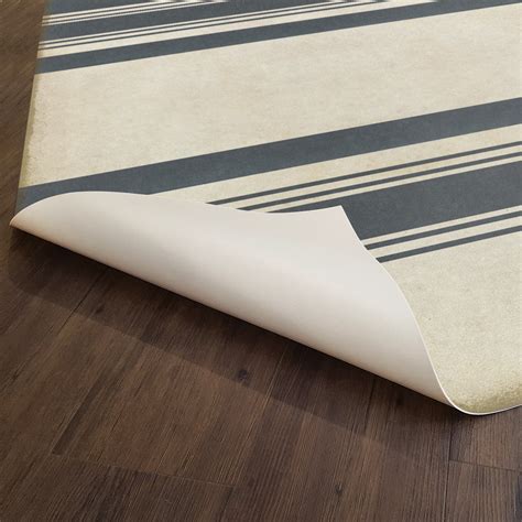 spicher  company vintage vinyl floor cloths organic stripes rugs