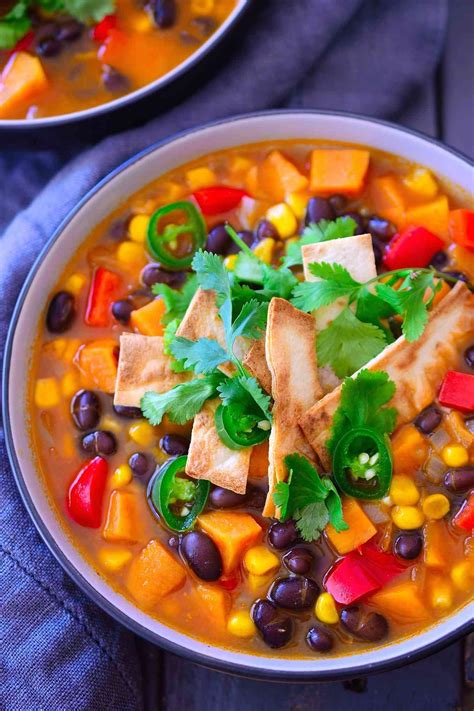 Healthy And Easy Vegan One Pot Meals Sharemyjoy Vegetarian Enchiladas Enchilada Soup