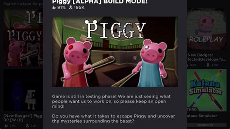 Piggy Got A New Update Youtube
