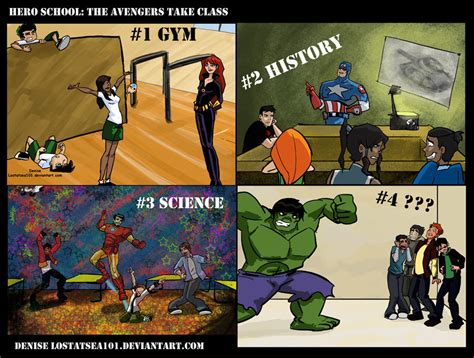 Hero School The Avengers Take Classes By Lostatsea101 On Deviantart