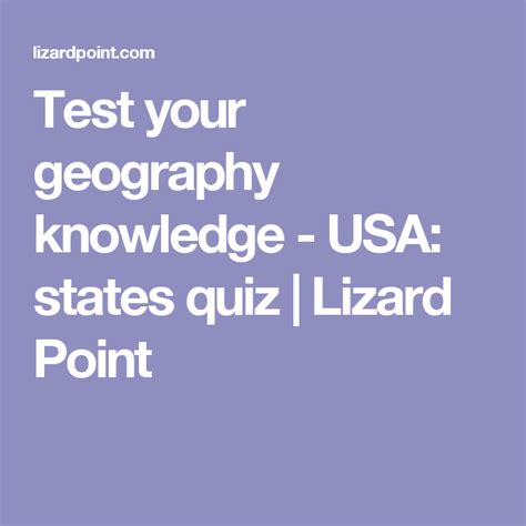Test Your Geography Knowledge Usa States Quiz Lizard Point Africa