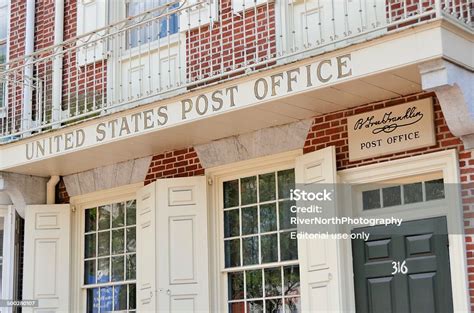 Benjamin Franklin Post Office Philadelphia Stock Photo Download Image