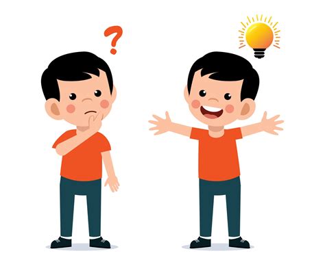 Boy Thinking Vector Art Icons And Graphics For Free Download