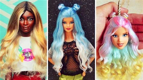 Amazing Barbie Hair Transformation 😍 Very Easy Never Too Old For Dolls Youtube