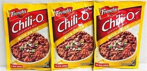 Shop Frenchs Chili O Seasoning Mix With Onion 225 Oz 3 Pack Frenchs
