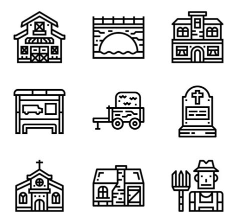 36 Free Vector Icons Of Village Designed By Smalllikeart Icon Pack