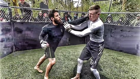 amateur mma title fight in our backyard cage youtube