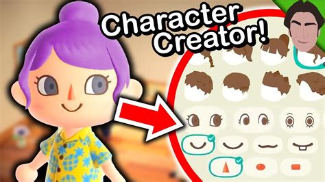 Full Character Creator Revealed Animal Crossing New Horizons Trailer