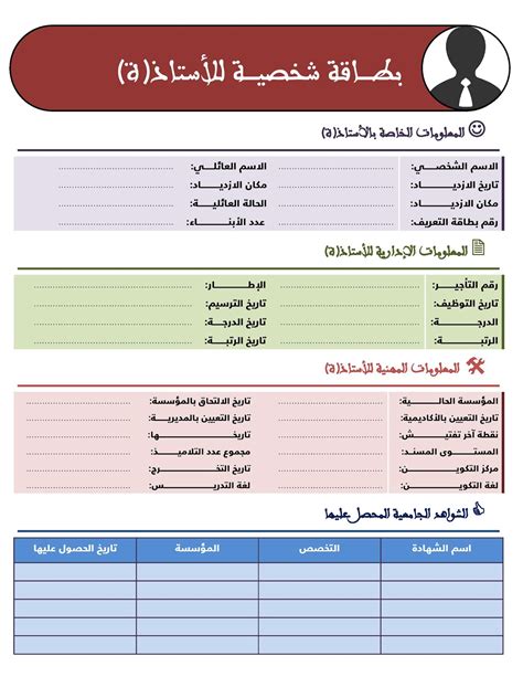 عبد الغفور last modified by. نموذج بطاقة شخصية للأستاذ بحلة جديدة