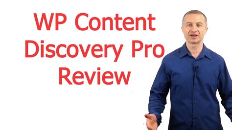 Wp Content Discovery Pro Review And Bonus Myimtips