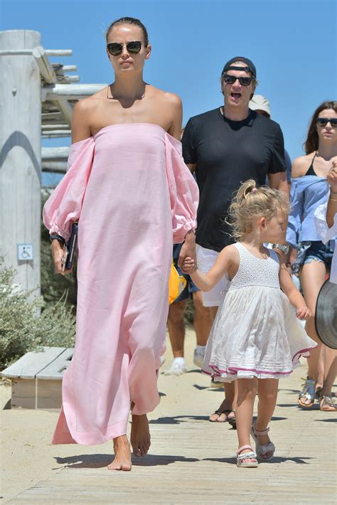 Natasha Poly And Her Daughter Do Mommy And Me Vacation Style In St