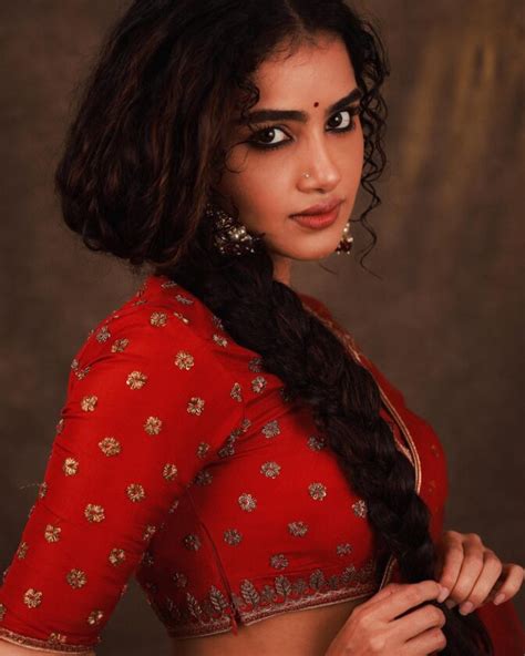 Red Hot Anupama Parameswaran In Saree Bollywoodfever