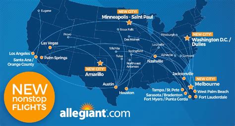 Allegiant Added 10 Airports In 2021 Launched 135 New Routes Has