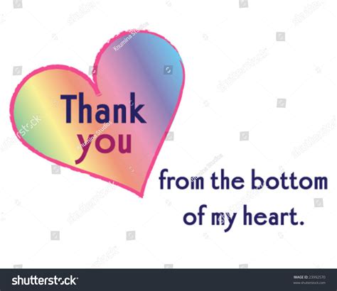 Vector Thank You Bottom Heart เวกเตอร์สต็อก ปลอดค่าลิขสิทธิ์ 23992570 Shutterstock