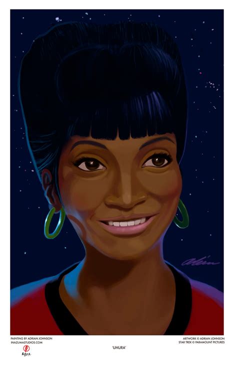 Star Trek Uhura 11x17 Art Print Etsy