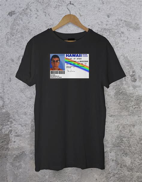 Mclovin Id Card T Shirt Superbad Geek Führerschein Eur 1420