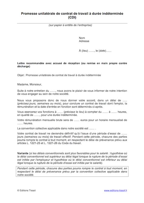 Ce prix sera payable comptant le jour de la réitération des. Modele Lettre Promesse D Embauche | Lettre De Motivation