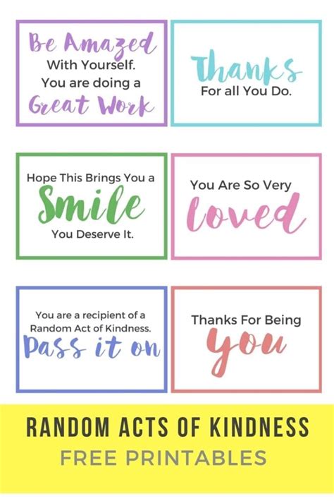 Random acts of kindness cards. Random Acts of Kindness Day: 6 Acts in 6 Hours or Less
