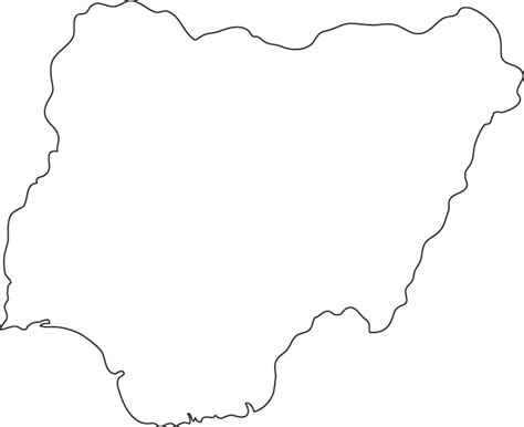 Map Of Nigeria Vector Png Clip Art Library