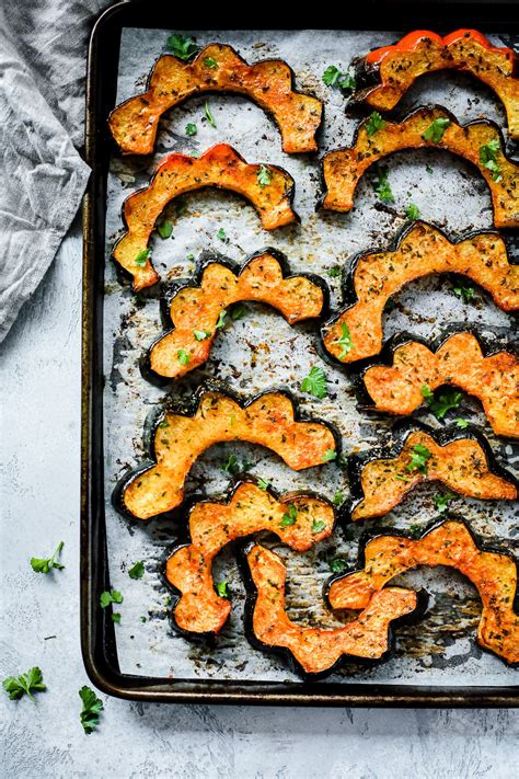 Next, get them ready to bake. Easy Roasted Acorn Squash Recipe (Healthy, Delicous & Tender)