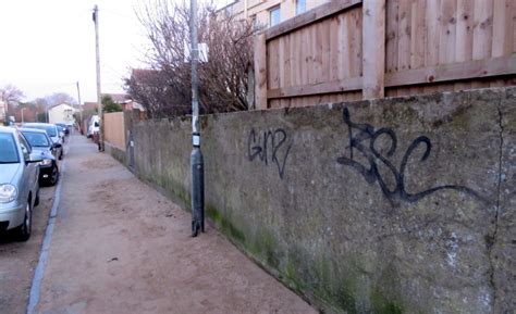 Police Appeal After Graffiti Is Scrawled Over Walls And Signs In