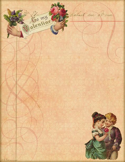 Bnute Productions A Vintage Valentine Love Letter Free Printable