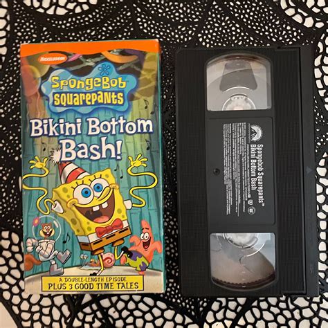 Spongebob Squarepants Bikini Bottom Bash Vhs Video Ta