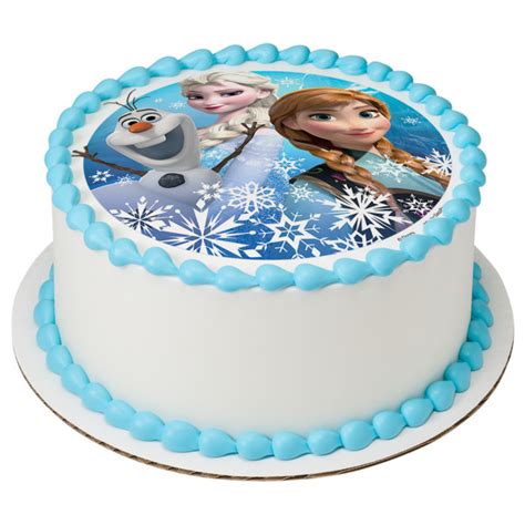 Well you're in luck, because here they come. Frozen Olaf, Elsa & Anna | PhotoCake® Edible Image® | DecoPac