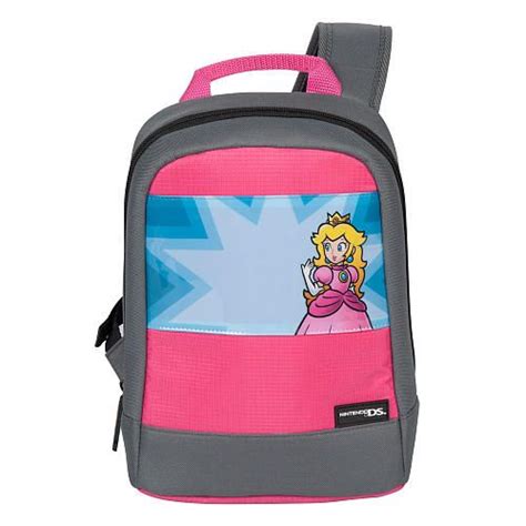 Super Mario Mini Sling Backpack For Nintendo Ds Princess Peach