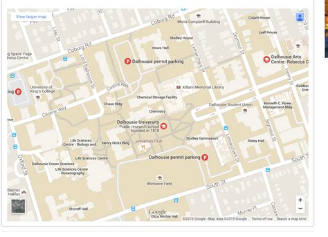 Venue Life Sciences And Chase Building Dalhousie University Map