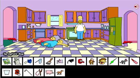 To interact with people of objects, just click on them and choose an. Homer Simpson Saw Game Walkthrough [FINISH - END 2 ...